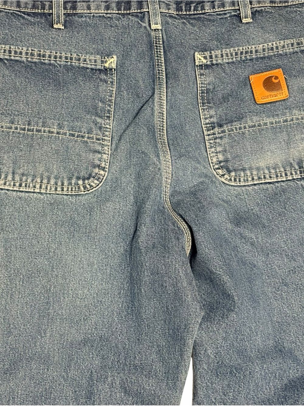 Vintage Carhartt B13 DST Jeans Mens 34x32 USA Made Carpenter - Picture 5 of 6